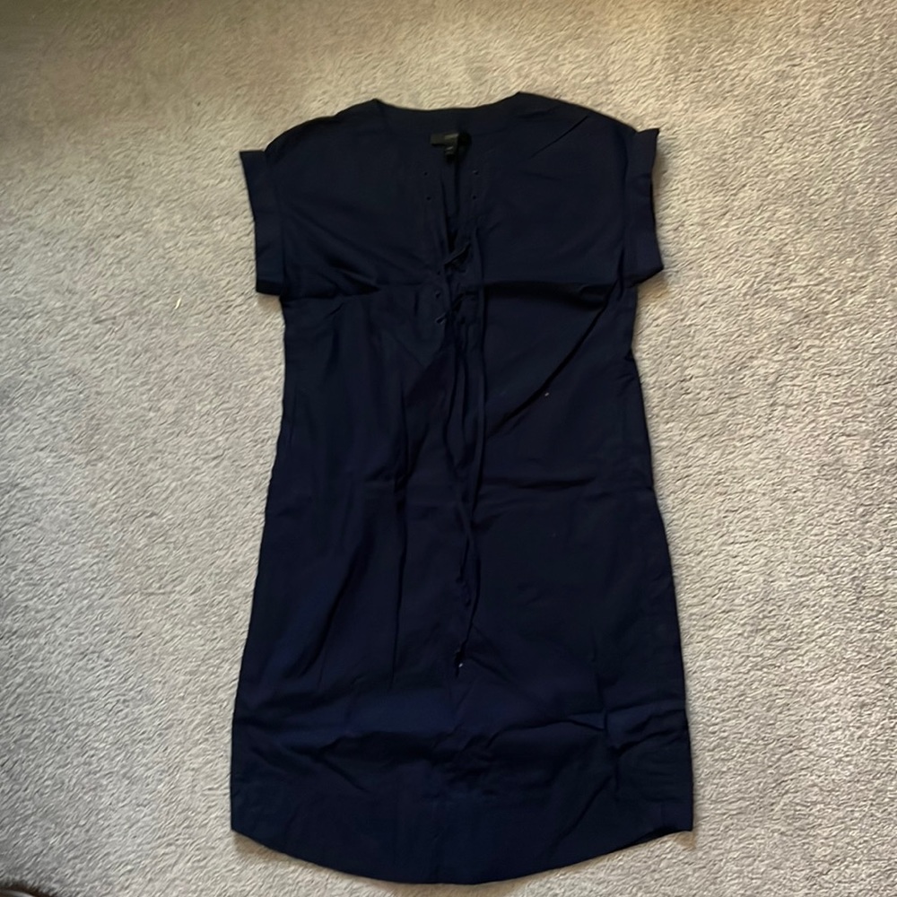 J crew navy dress XXS